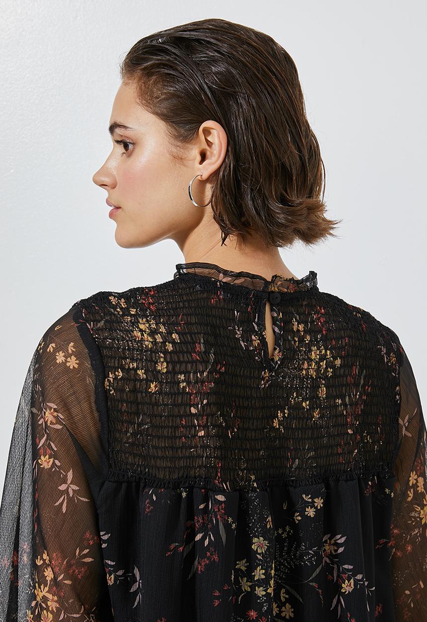 Superbalist - Shirred babydoll dress - multi
