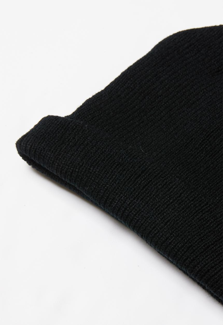 Superbalist - Soft knit slouchy beanie - black