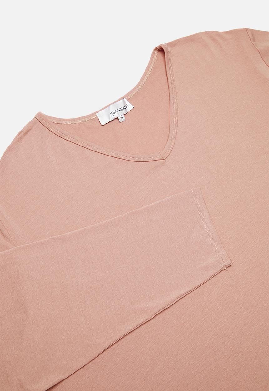 Superbalist - V-neck sleep top & pants set - dusty pink 