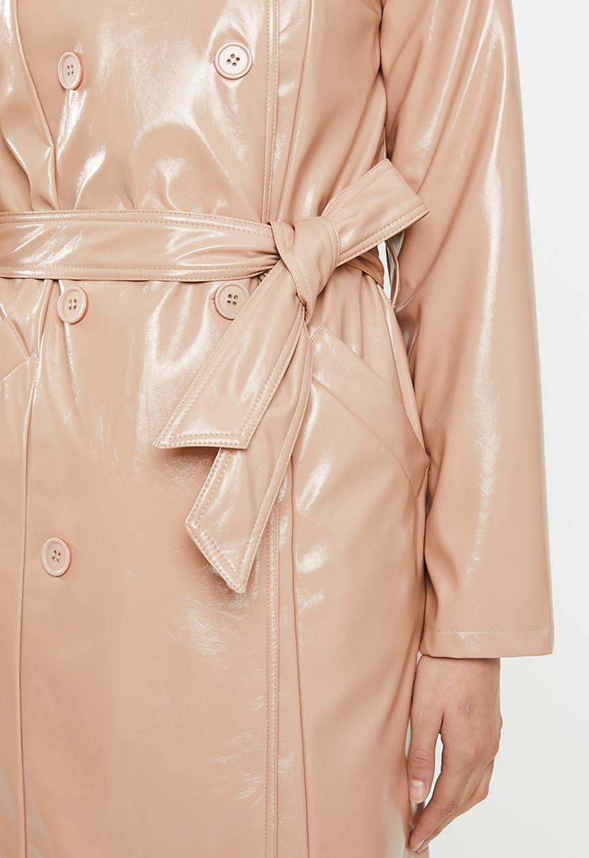 Blake - Vinyl trench coat - neutral