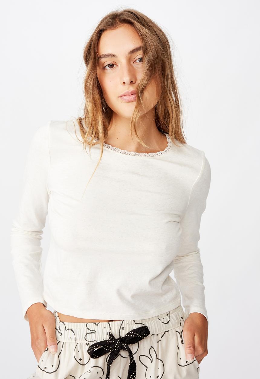 Cotton On - Bed time jersey top - neutral 