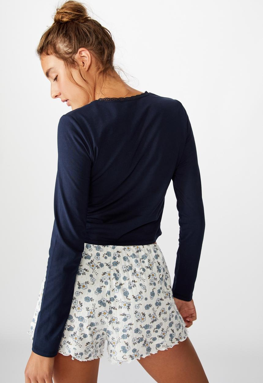 Cotton On - Bed time jersey top - navy