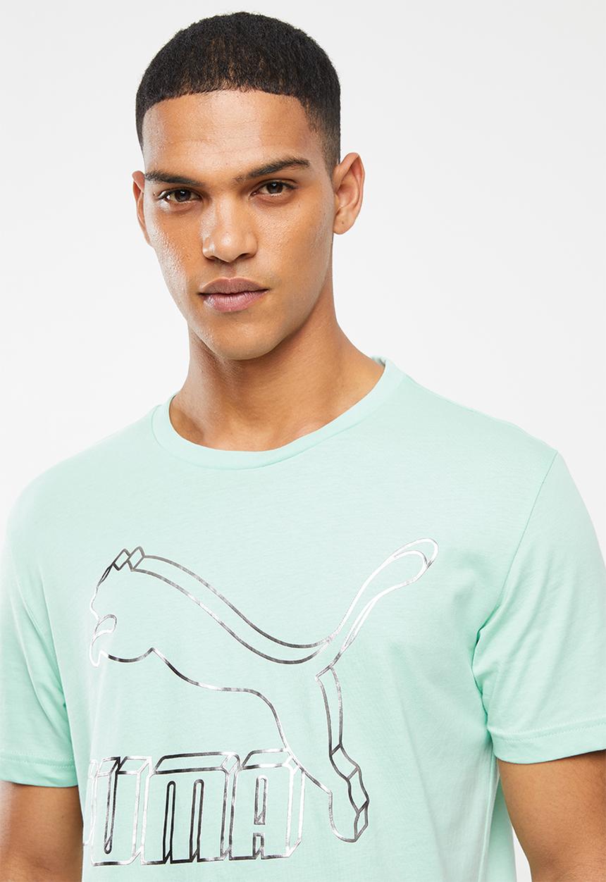 PUMA - Classics logo tee - green