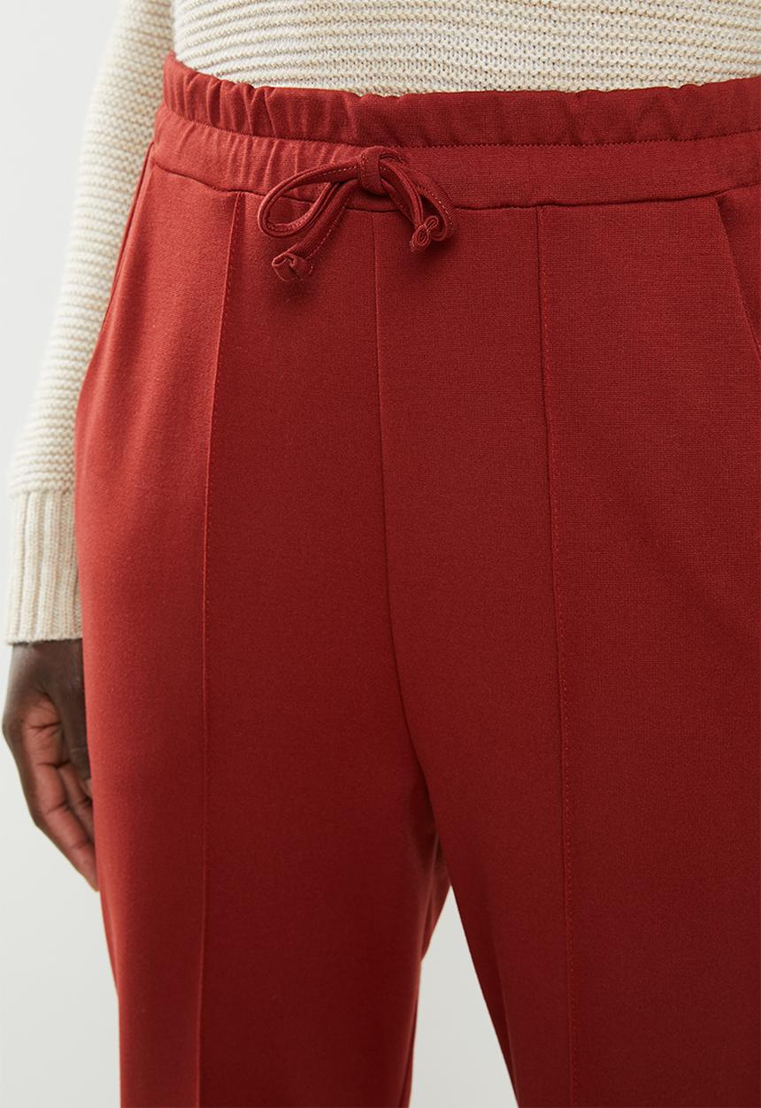 edit - Ponti knit jogger - rust