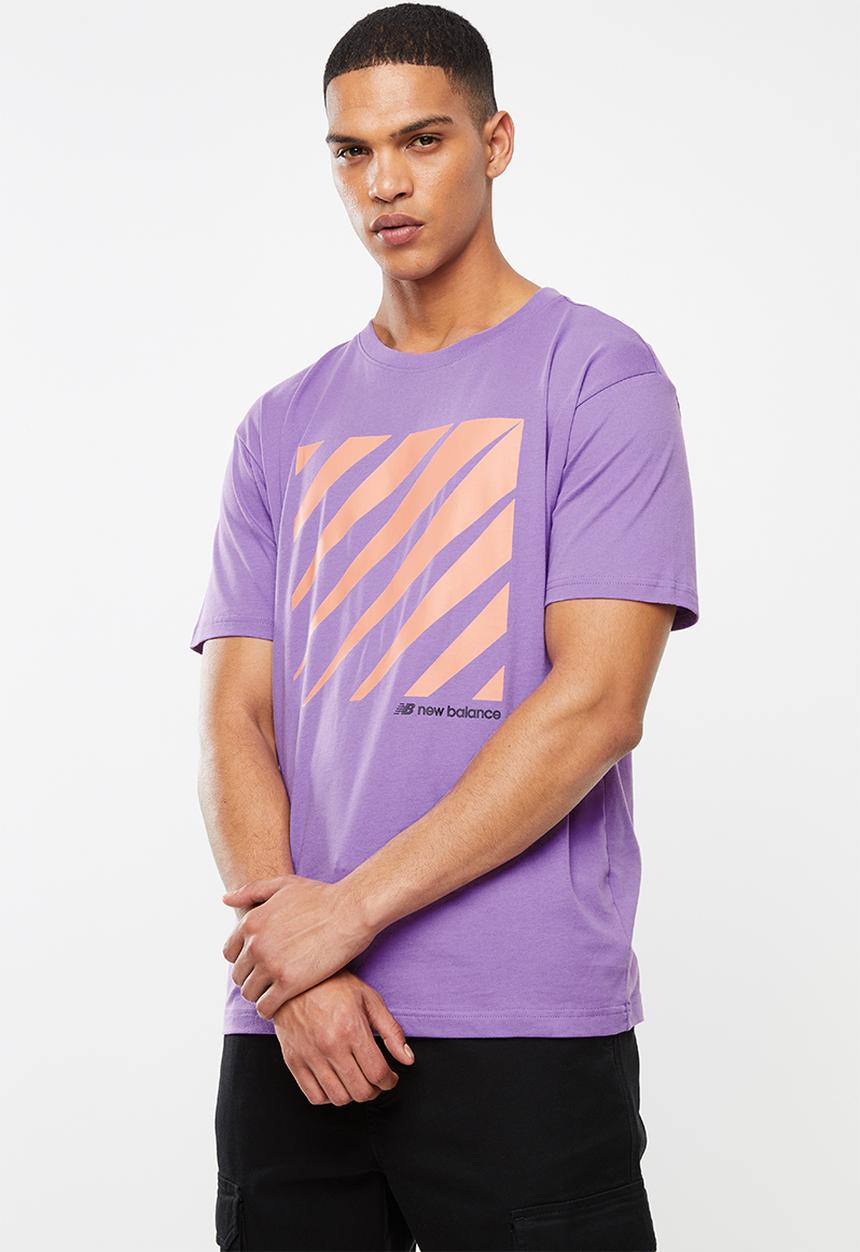 New Balance  - Optiks short sleeve tee - purple
