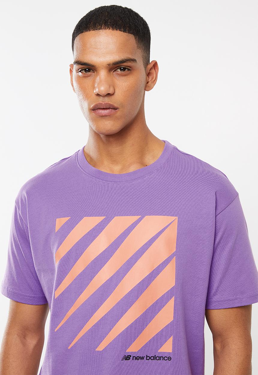New Balance  - Optiks short sleeve tee - purple