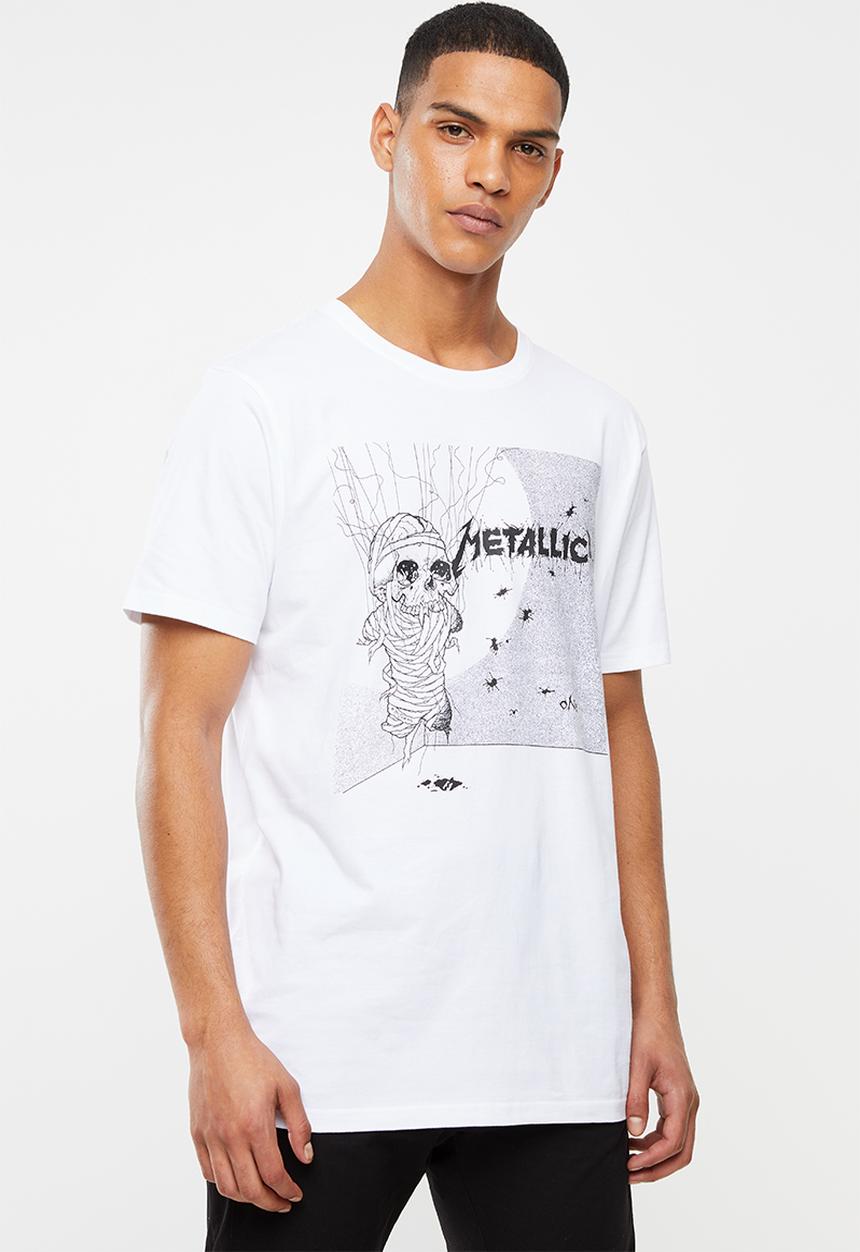 Billabong  - Metallica One short sleeve tee - white