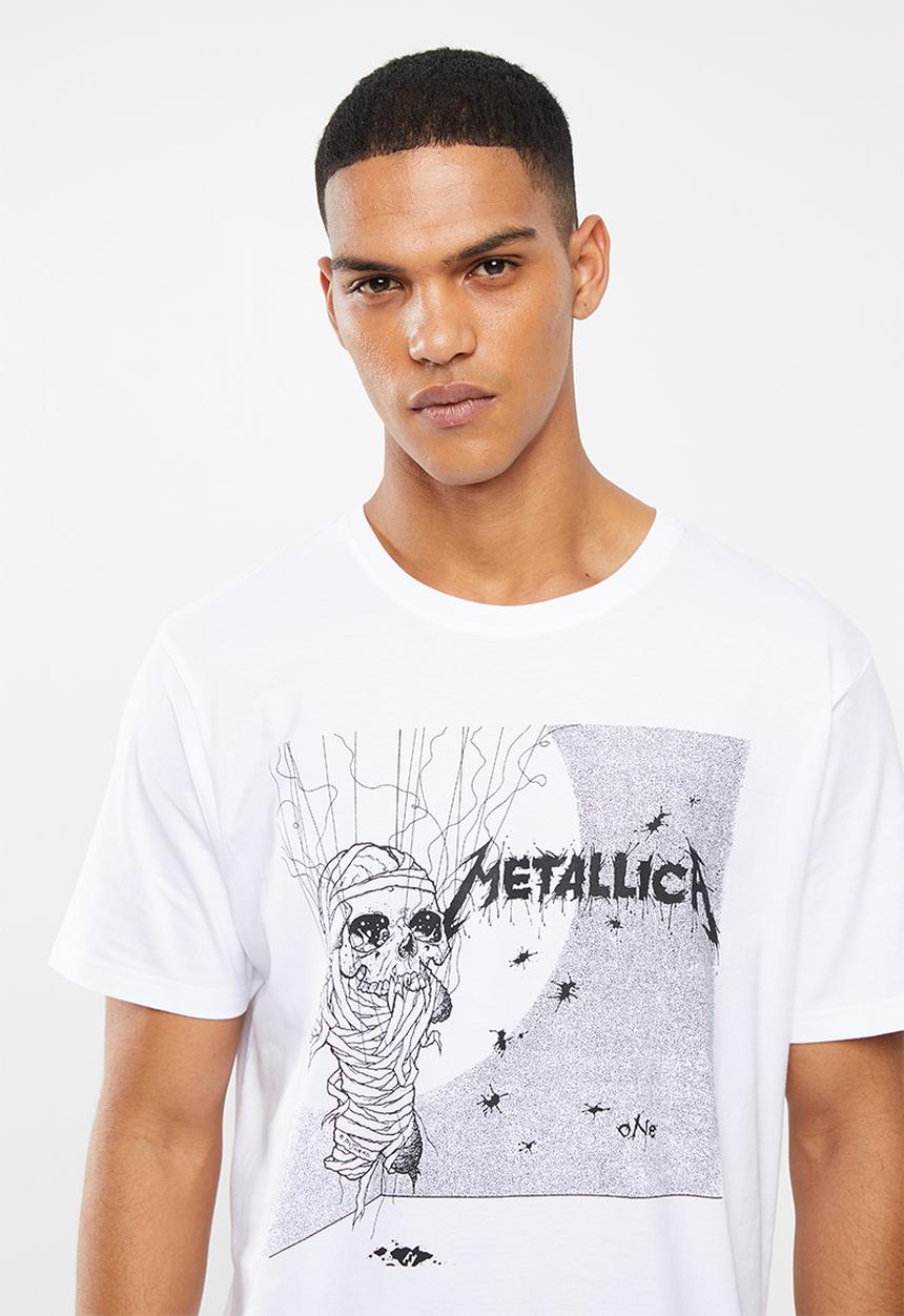 Billabong  - Metallica One short sleeve tee - white