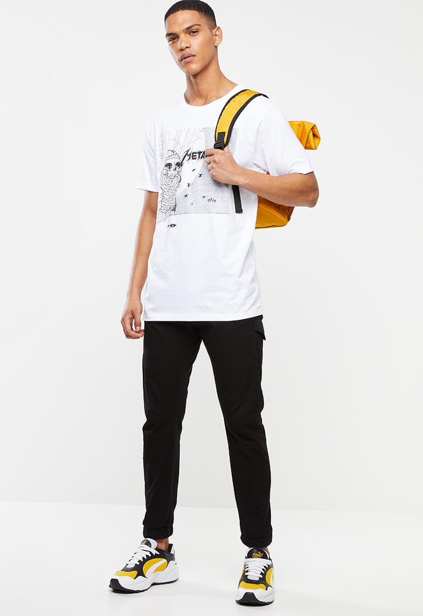 Billabong  - Metallica One short sleeve tee - white