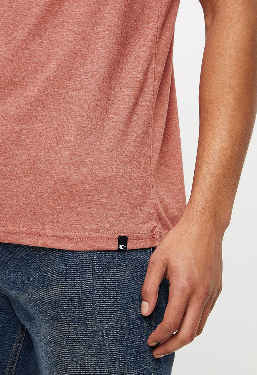 O'Neill - Brown short sleeve tee - rust red