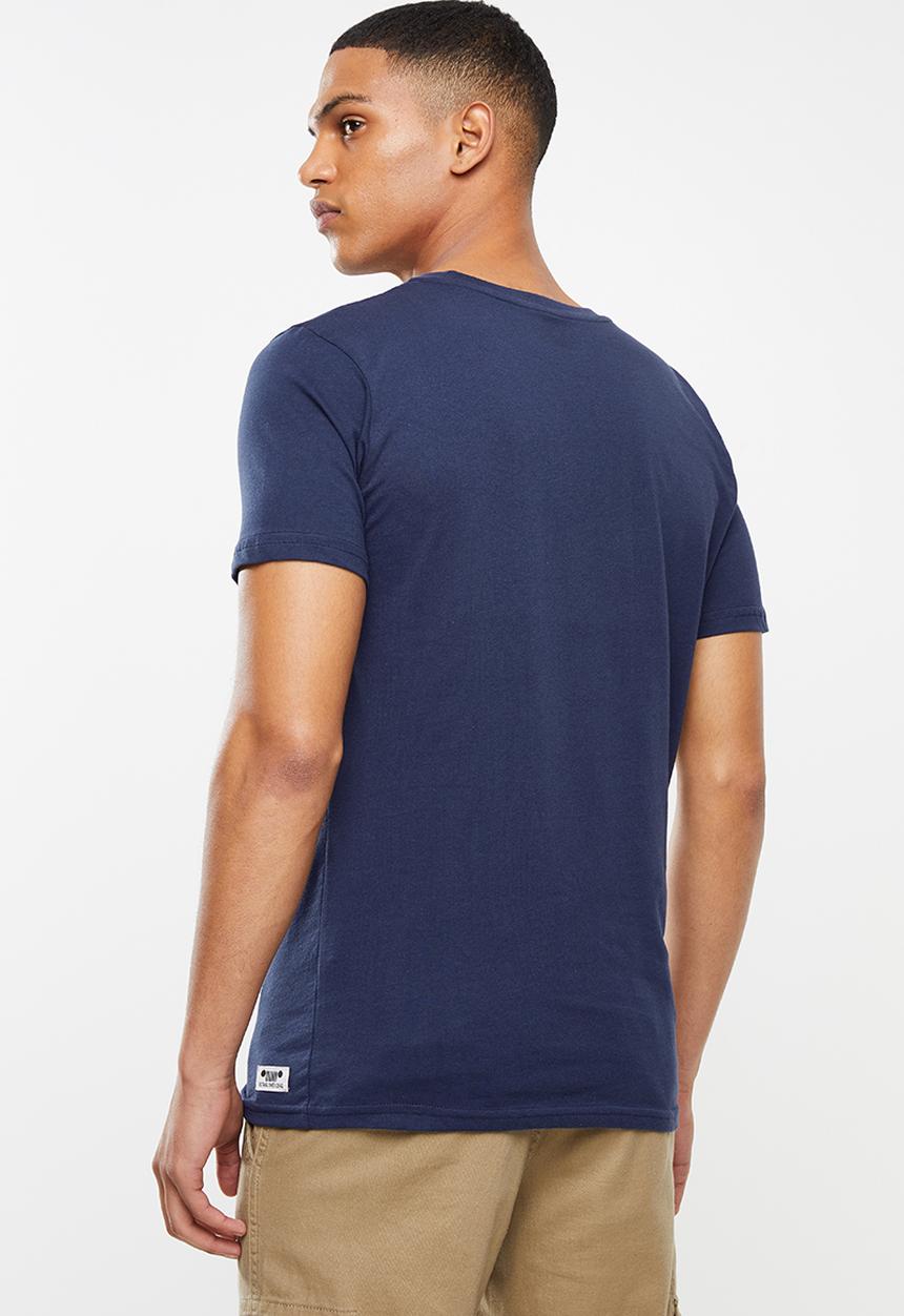 JEEP - Slogan short sleeve tee - blue