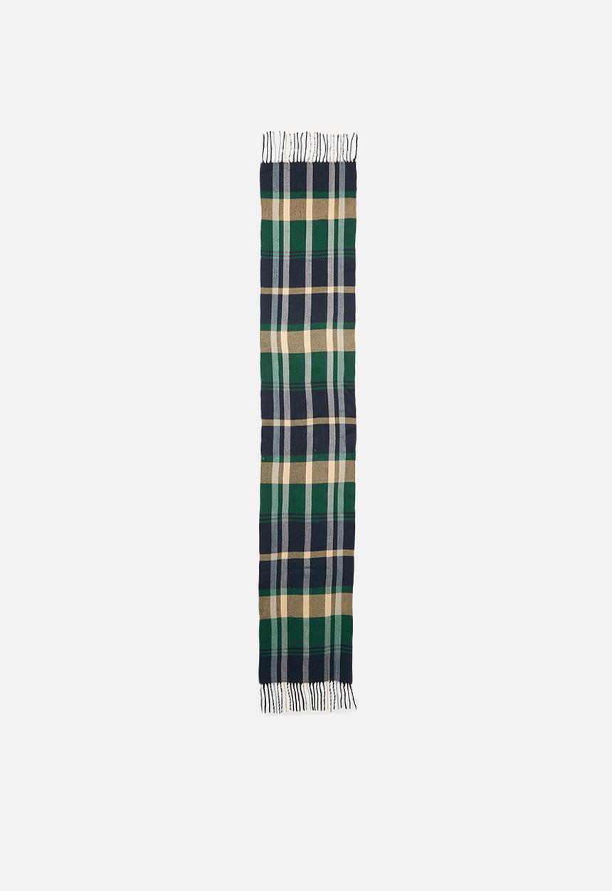 edit - Plaid blanket scarf - multi