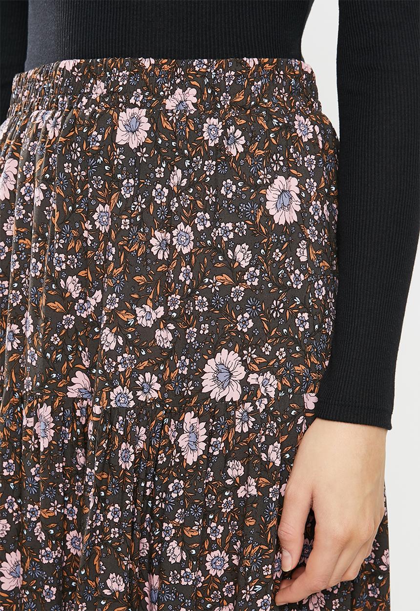 Cotton On - Jasmine maxi skirt jordyn floral - multi