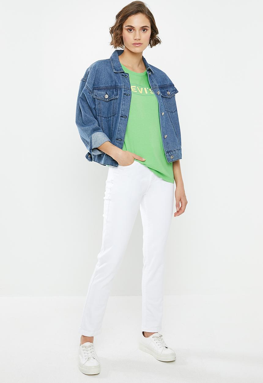 Levi’s® - The perfect tee box tab outline - green