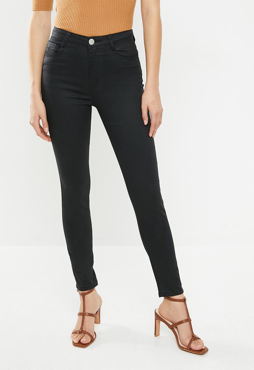 Glamorous - Wren high waisted ankle grazer - black 