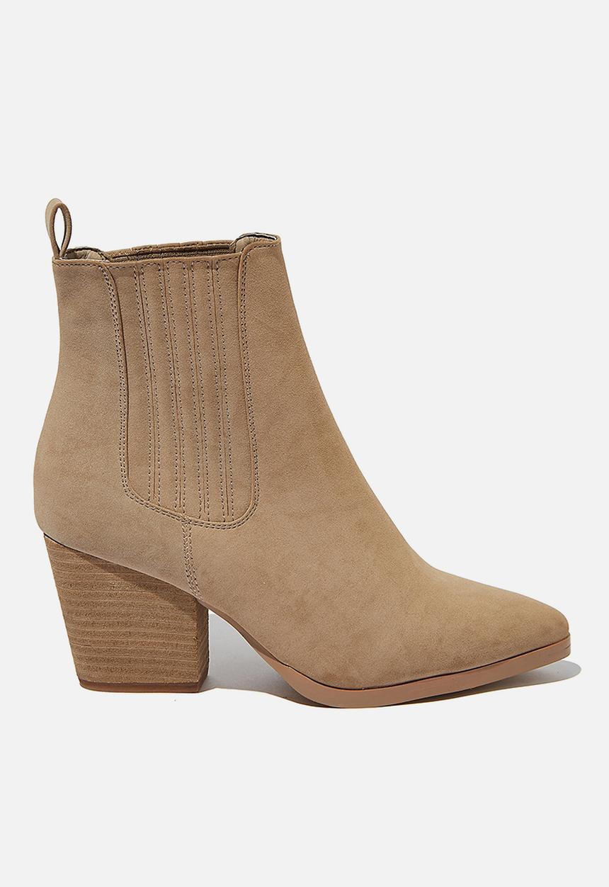 Cotton On - Jolene gusset boot - taupe