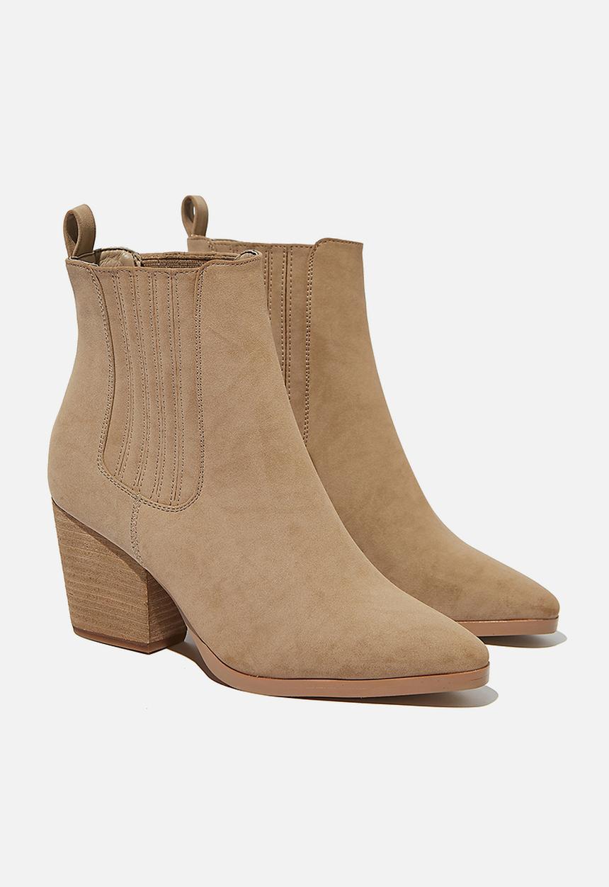 Cotton On - Jolene gusset boot - taupe