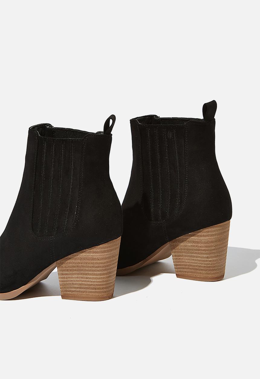 Cotton On - Jolene gusset boot - black