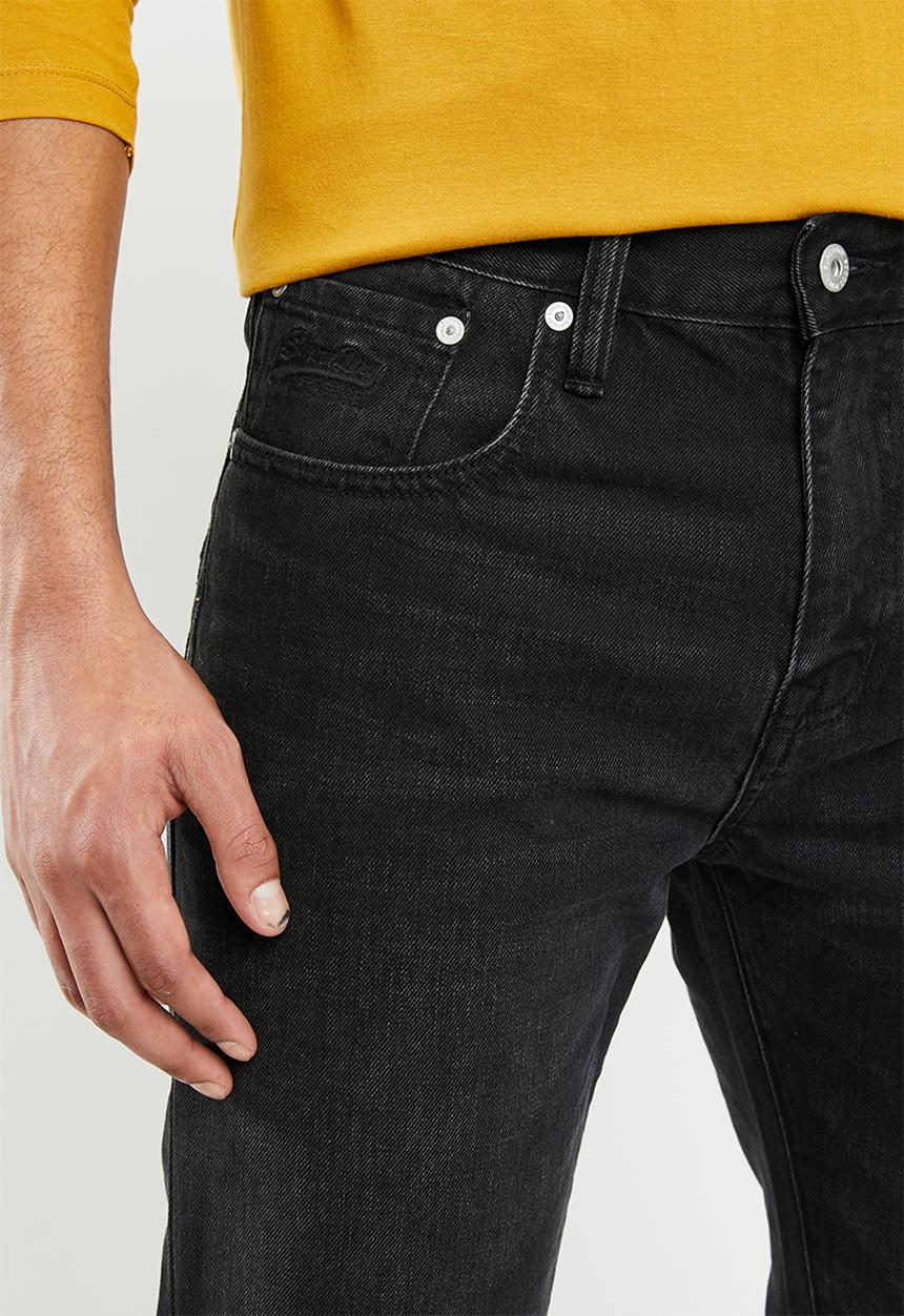 Superdry. - Conor tapered jeans - black