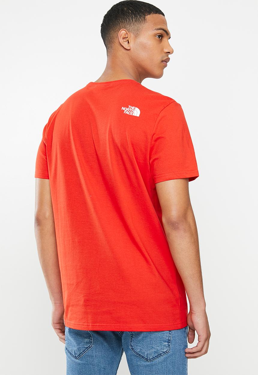 The North Face - Walls are for climbing tee - red