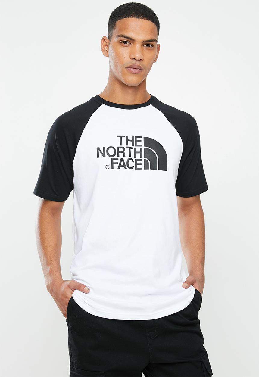 The North Face - Easy raglan tee - white & black