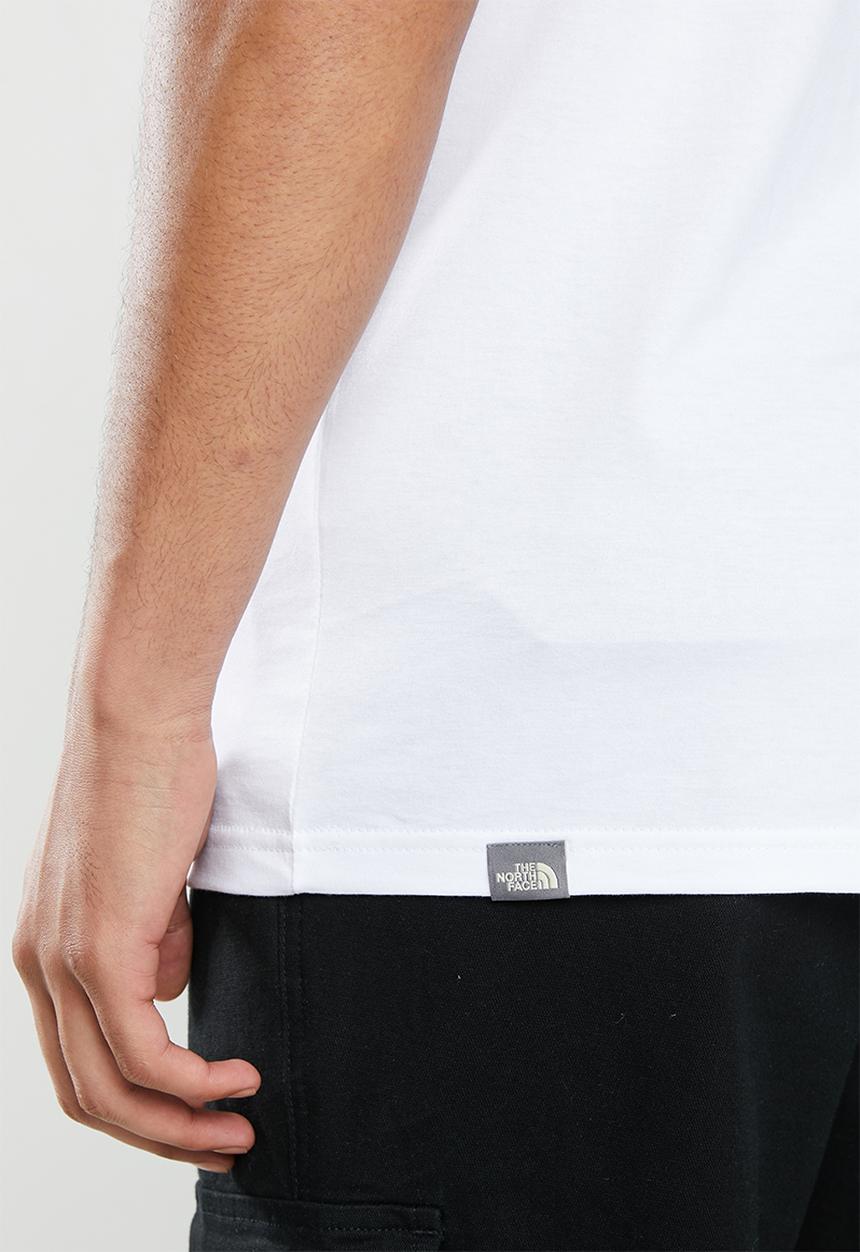 The North Face - Easy raglan tee - white & black
