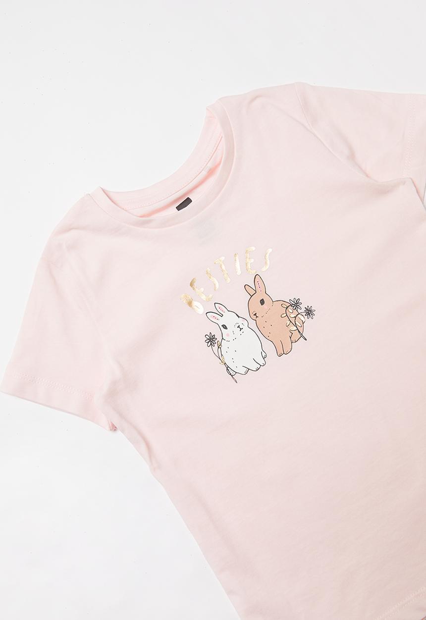 Cotton On - Penelope short sleeve tee 2 pack - blue & pink