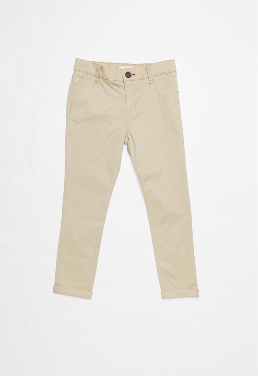 GUESS - Guess boys classic chino pants - beige