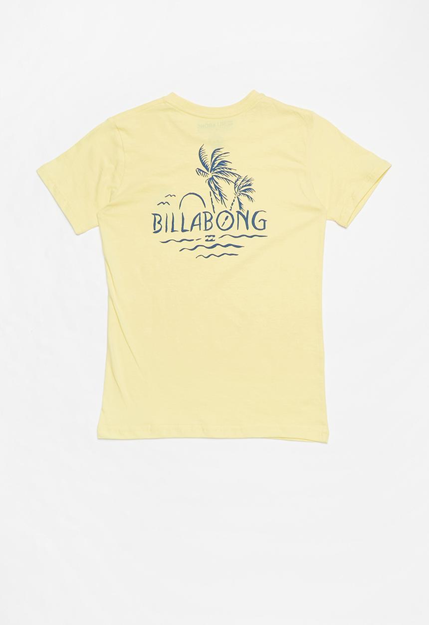 Billabong  - Social club short sleeve tee - yellow