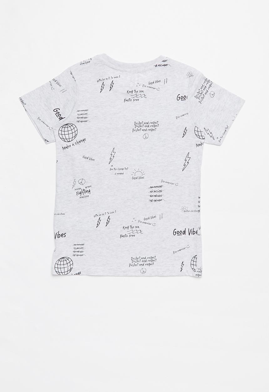 Cotton On - Max short sleeve tee - summer grey marle