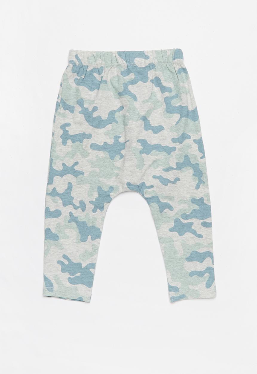 Cotton On - The legging - cloud marle stone green camo