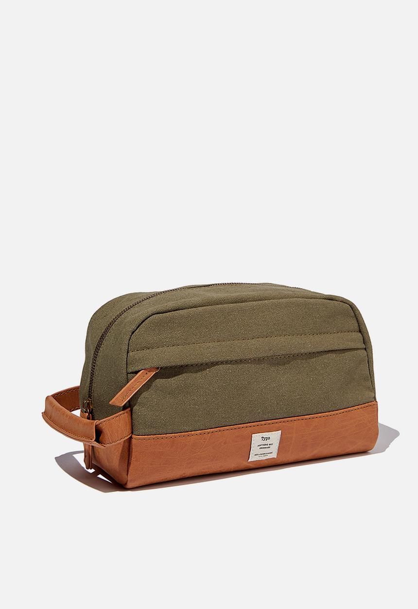 Typo - Heritage dopp bag - khaki