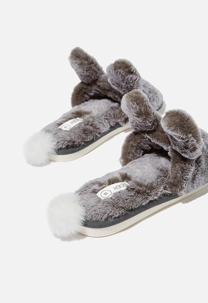 Cotton On - Novelty slide slipper - grey