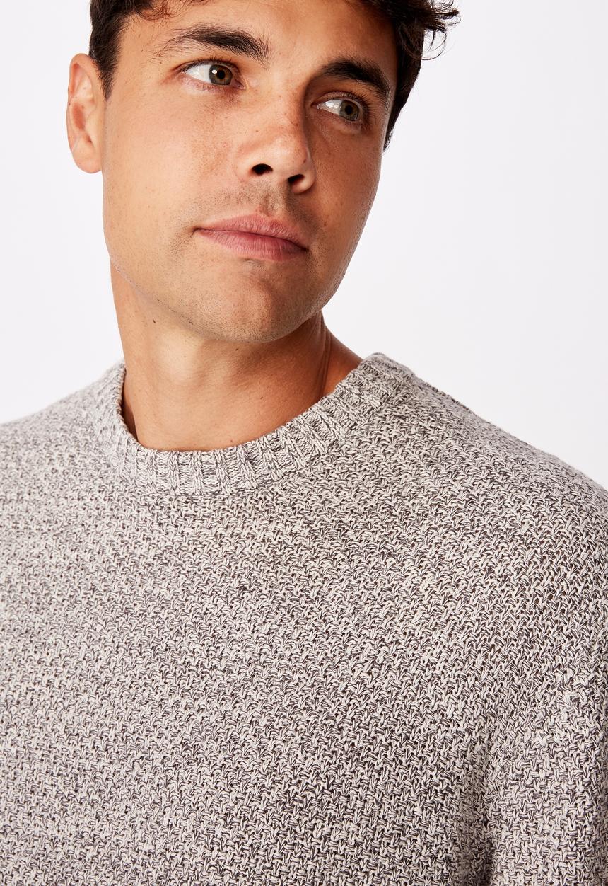 Cotton On - Crew knit - grey