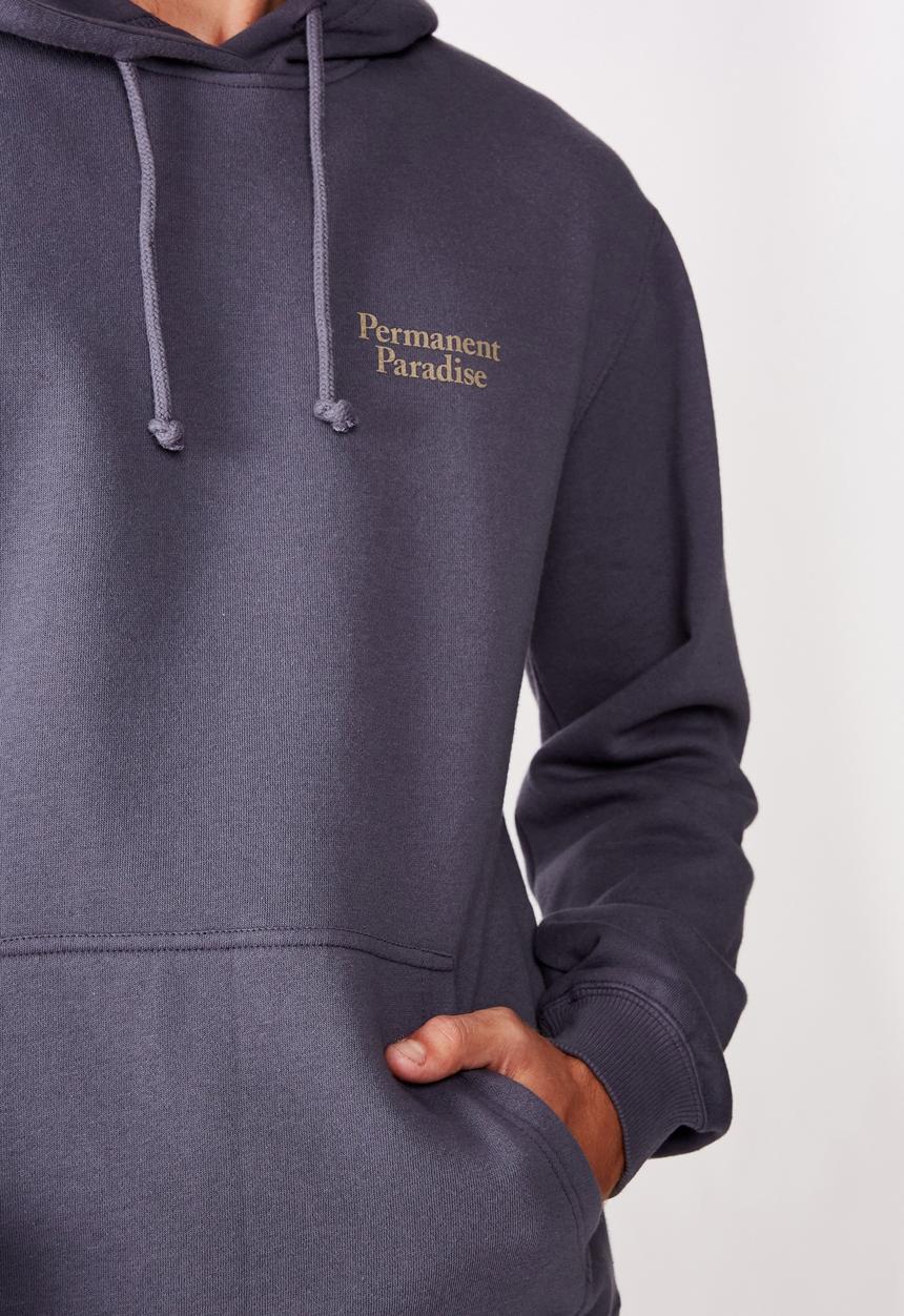 Cotton On - Permanent paradise fleece pullover - dusty denim