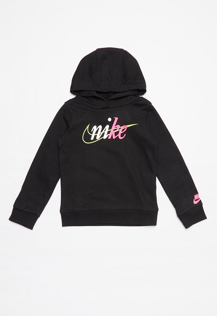 Nike - Nike split futura over hoodie - black