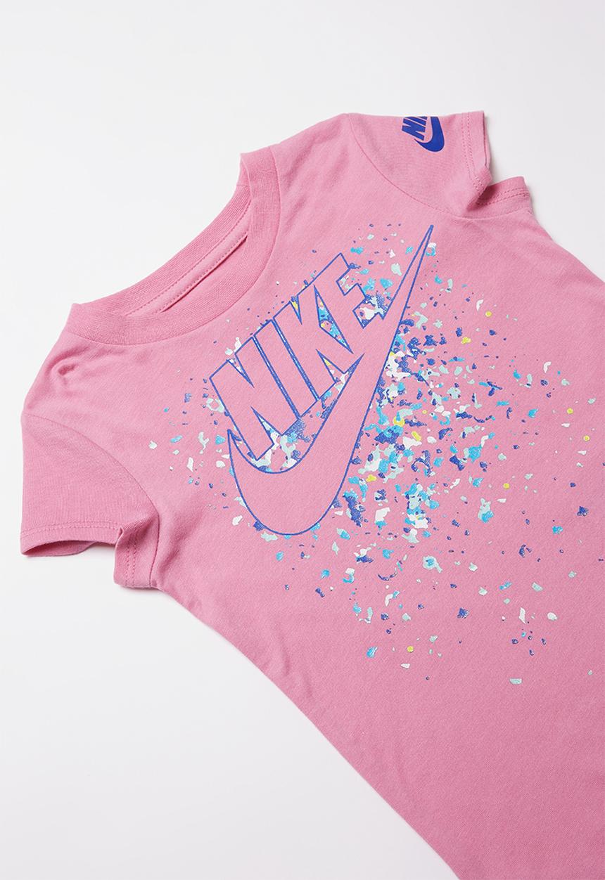 Nike - Futura regrind short sleeve scoop tee - pink 