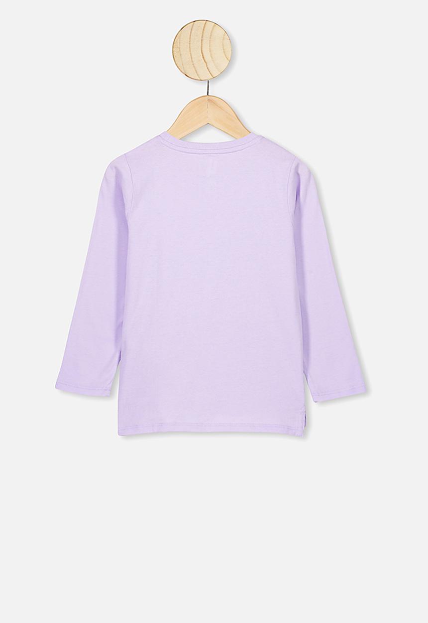 Cotton On - Stevie ls embellished tee - vintage lilac