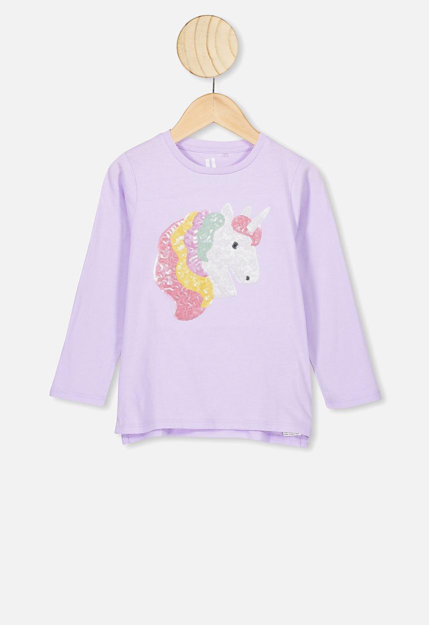 Cotton On - Stevie ls embellished tee - vintage lilac