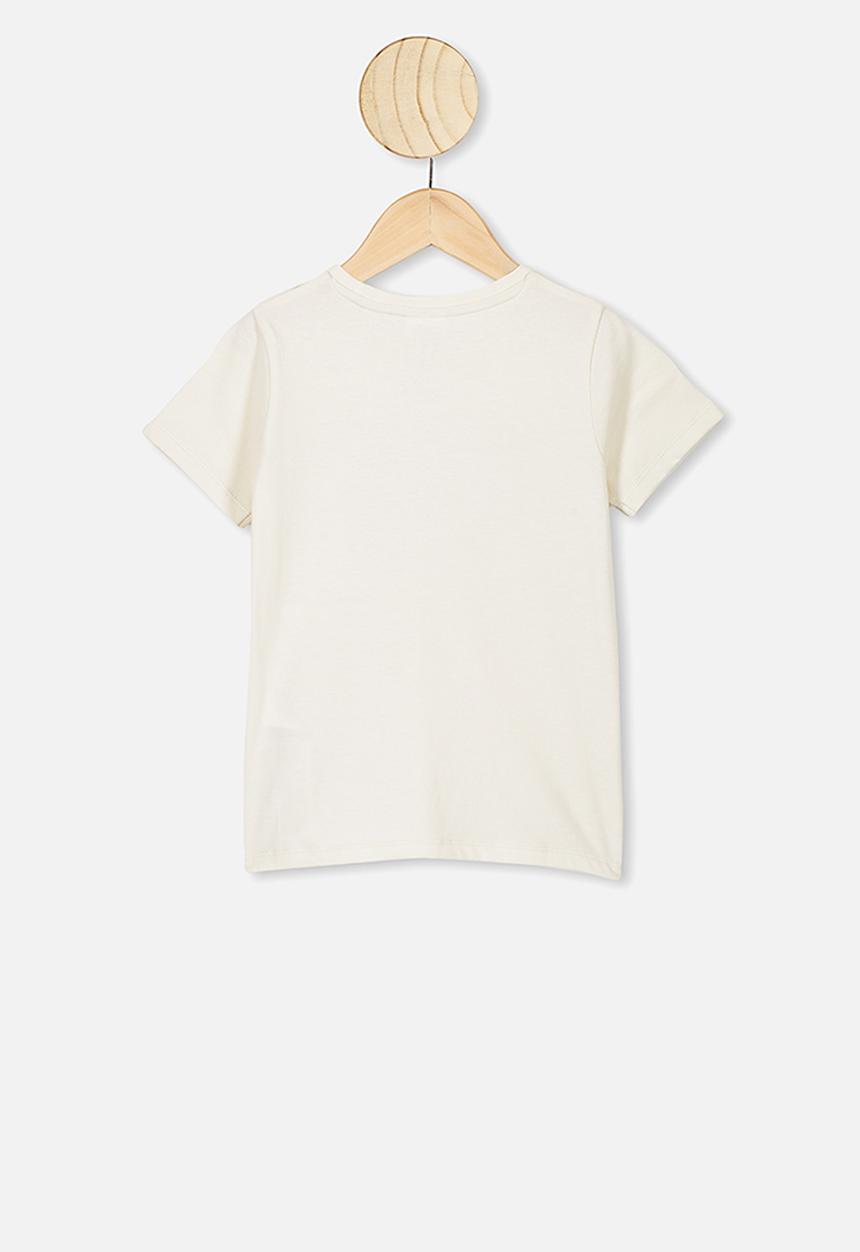 Cotton On - Lux short sleeve tee - dark vanilla