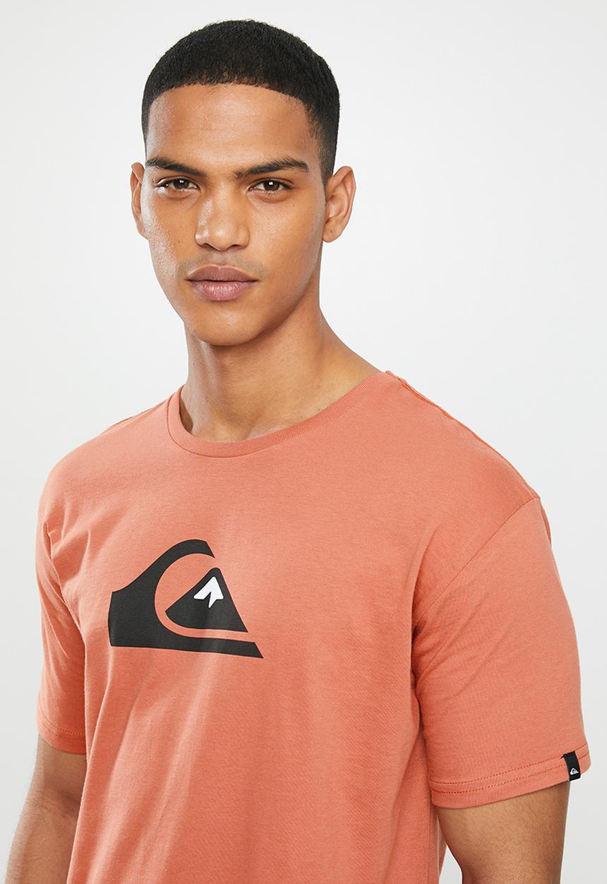 Quiksilver - Comp logo tee - rust