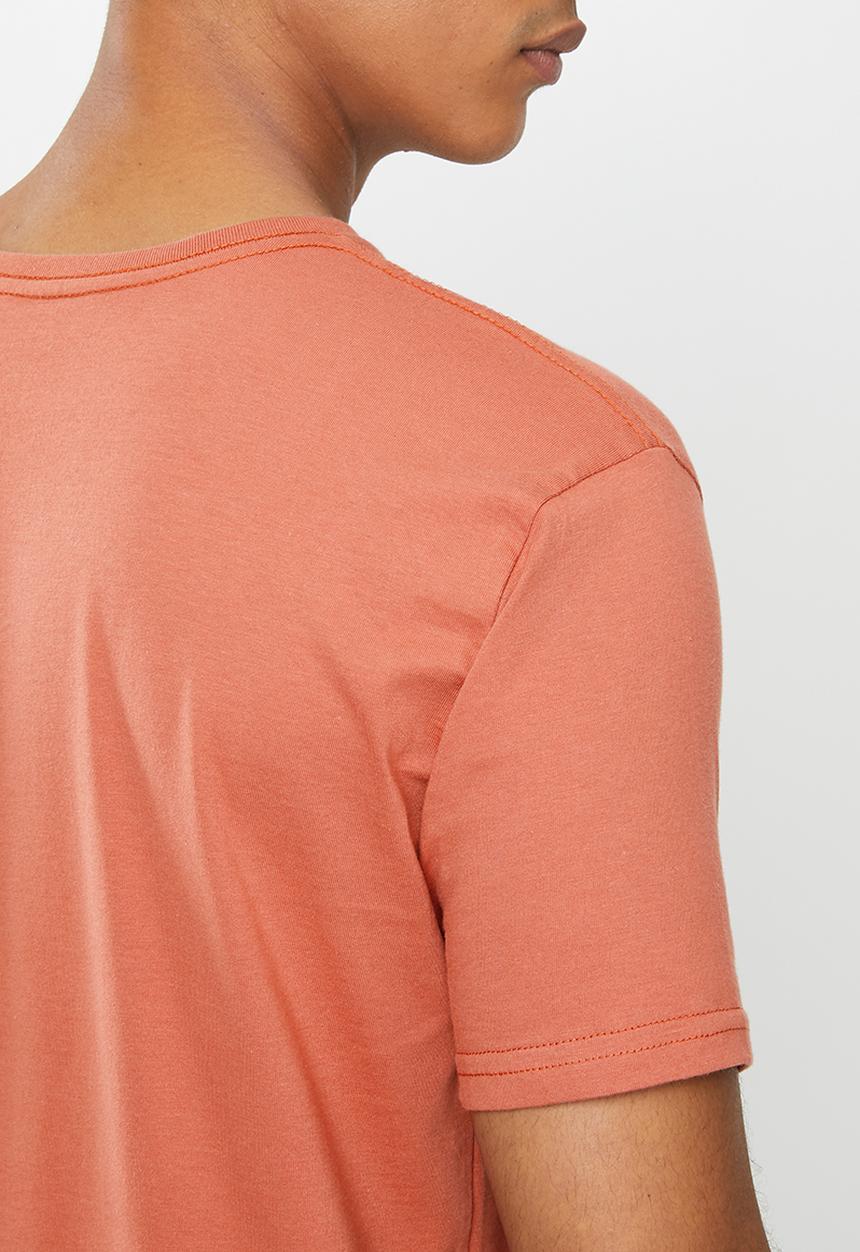 Quiksilver - Comp logo tee - rust