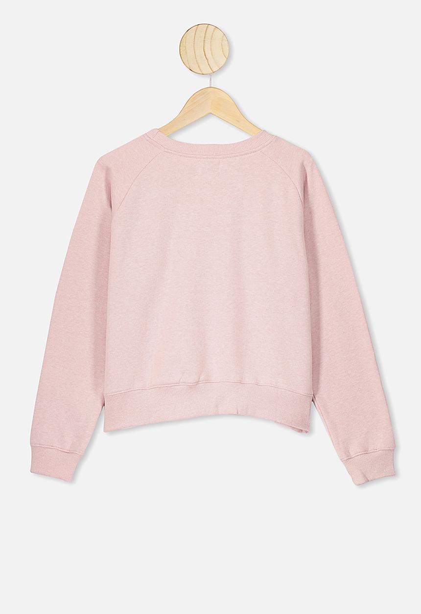 Free by Cotton On - Boxy crew neck jumper - pink