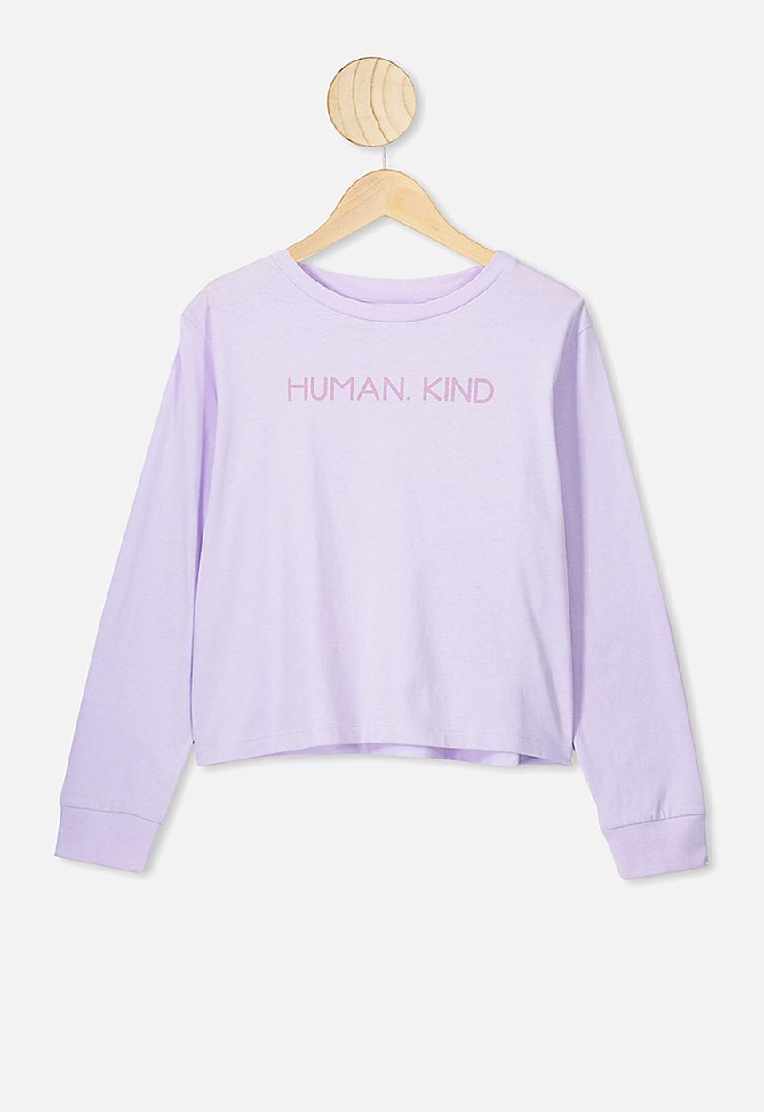 Free by Cotton On - Girls long sleeve tee - purple