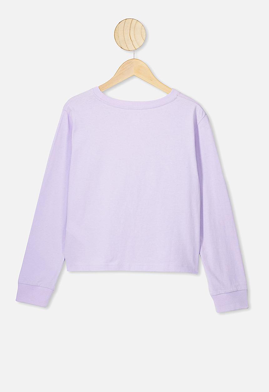 Free by Cotton On - Girls long sleeve tee - purple