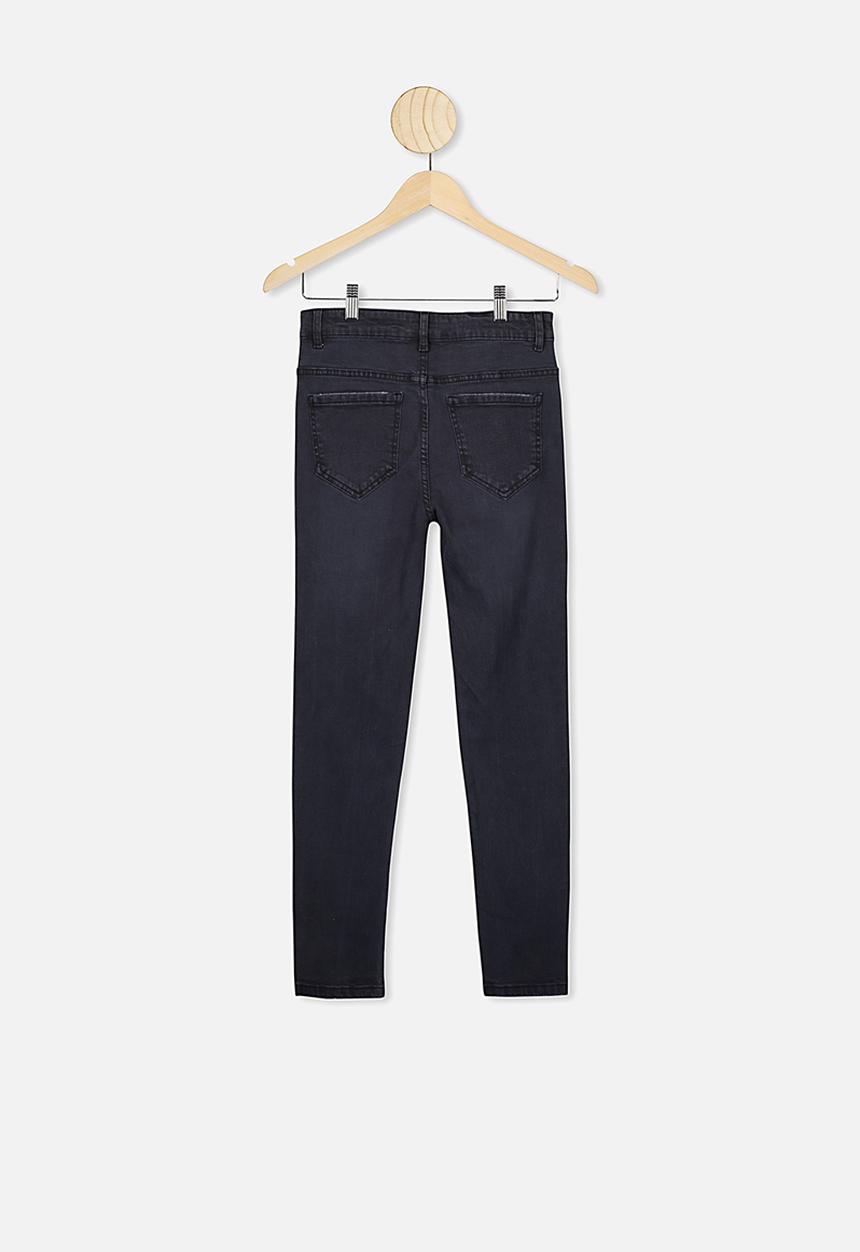 Free by Cotton On - Slim leg jean - black denim