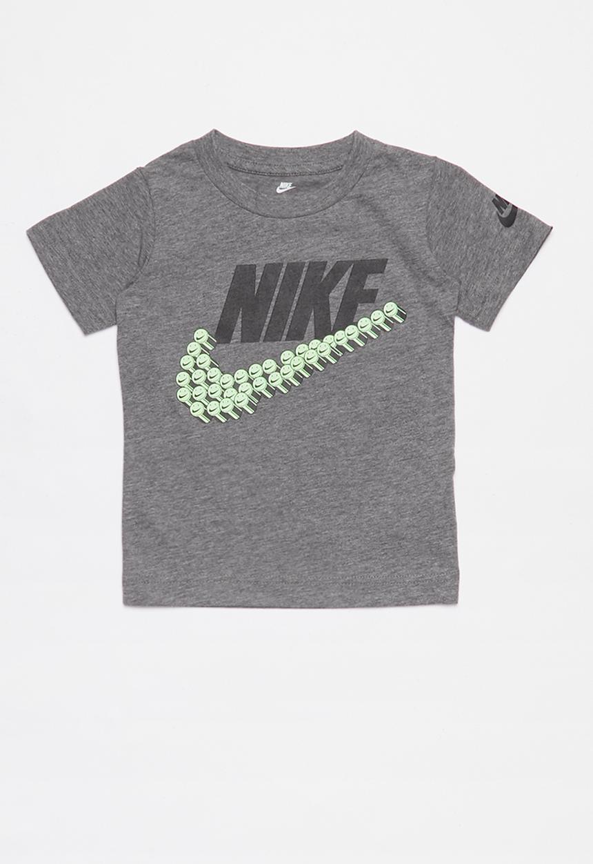 Nike - Nike futura smiles swoosh short sleeve tee - grey 