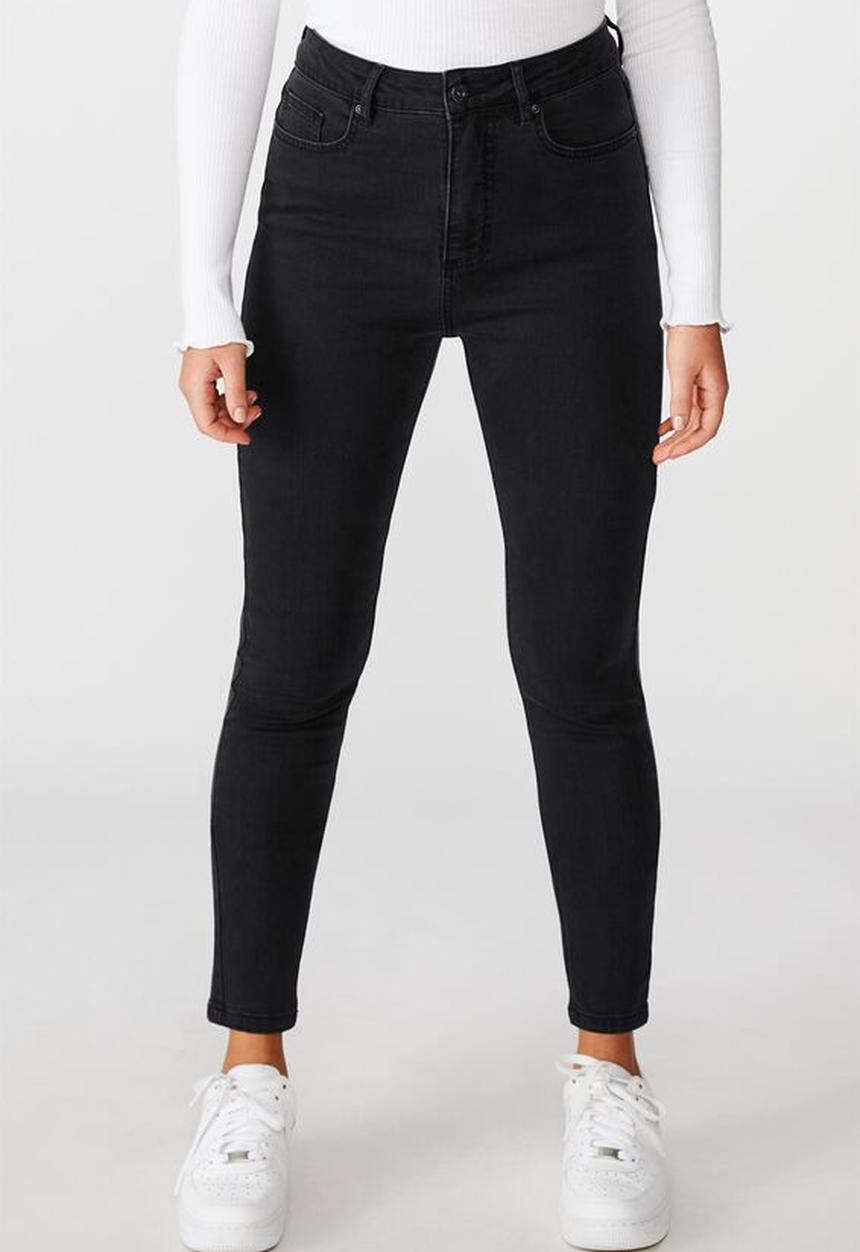 Factorie - The skinny high rise jean - black
