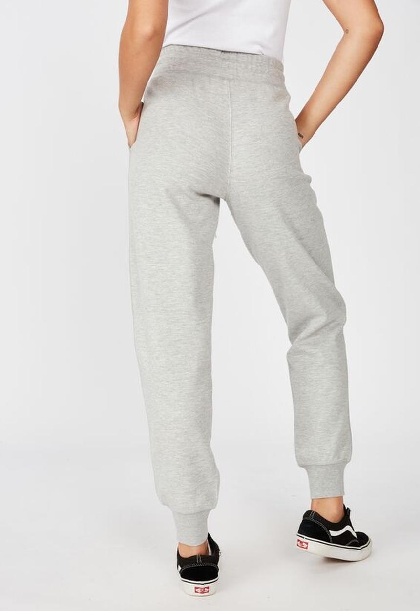 Cotton On - Tech zip trackpant - grey