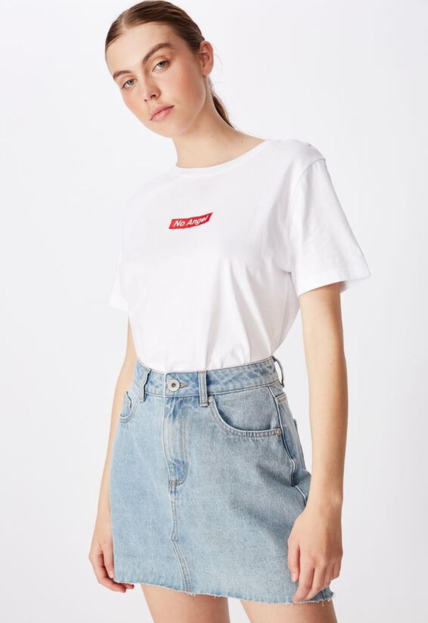 Factorie - Classic denim skirt - thrift blue